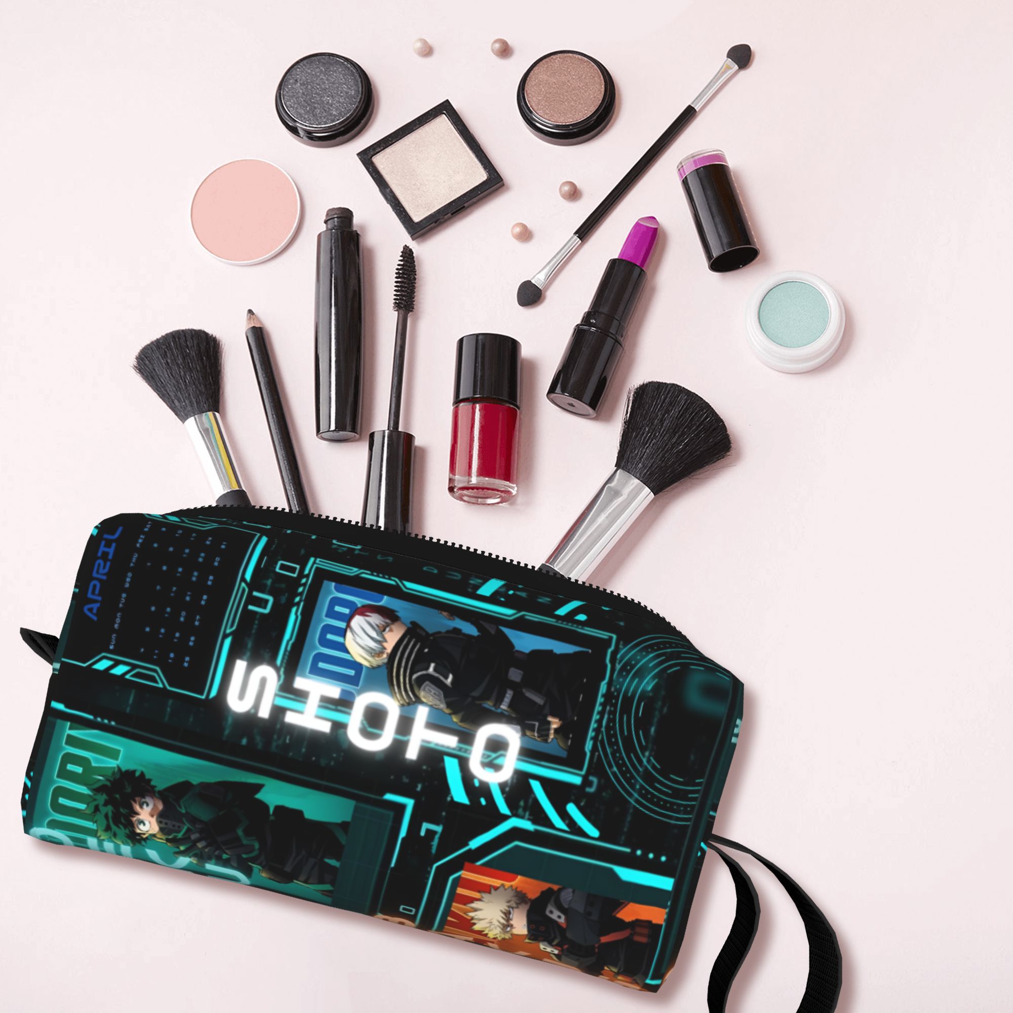 Travel Accessories Kit For Women - Modna kosmetyczka podróżna dla kobiet z