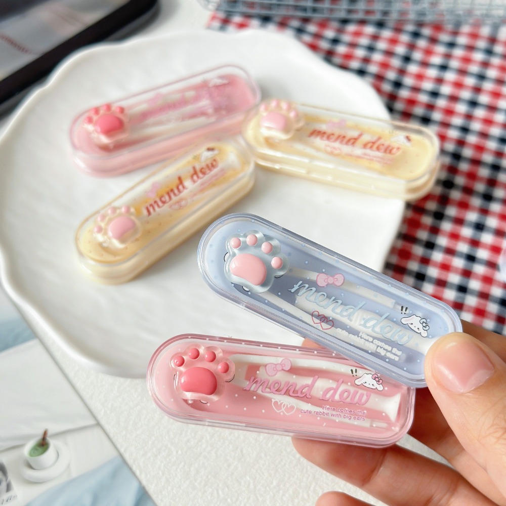 Travel Accessories Kit For Women - Zestaw etui na soczewki kontaktowe Frosted
