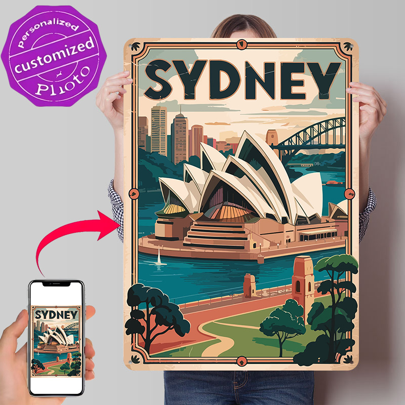 Travel Accessories Sydney - Sydney Travel 3D Teksturowany Plakat z