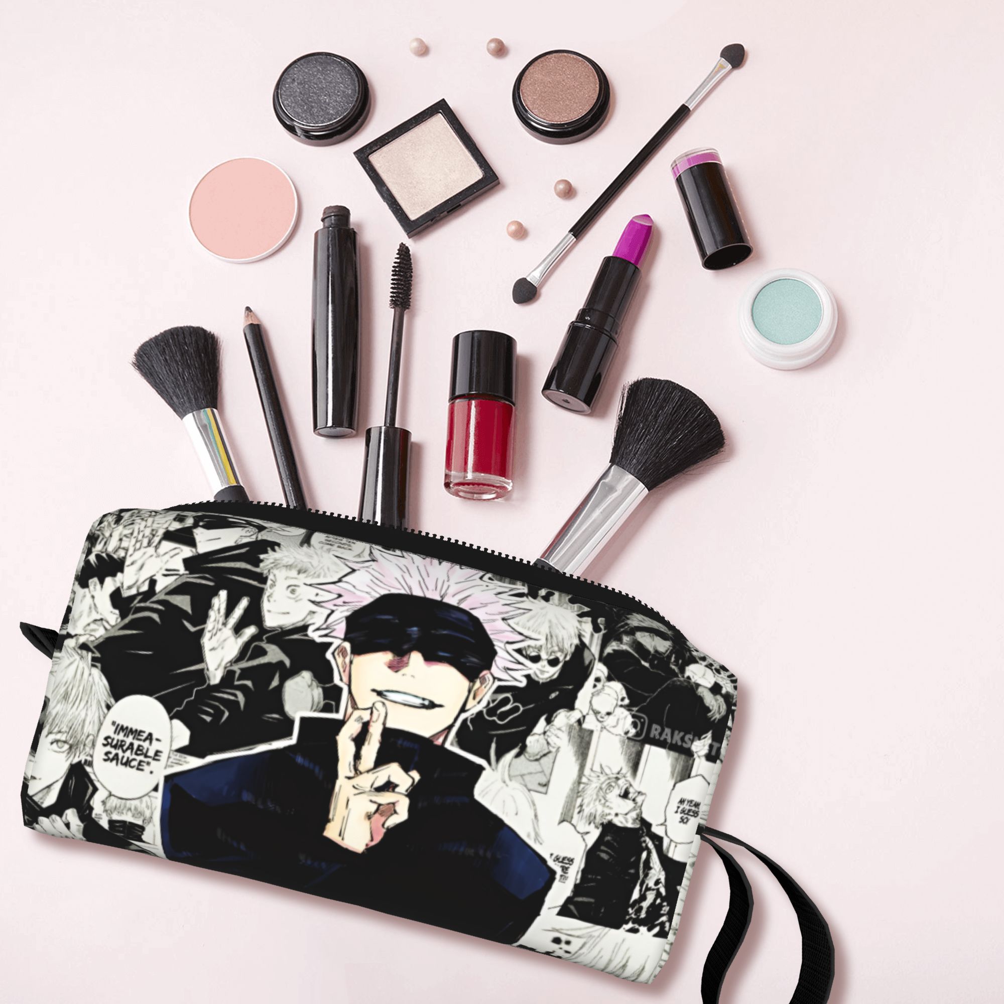 Travel Accessories Kit For Women - Kosmetyczka Podróżna Jujutsu Kaisen dla Kobiet