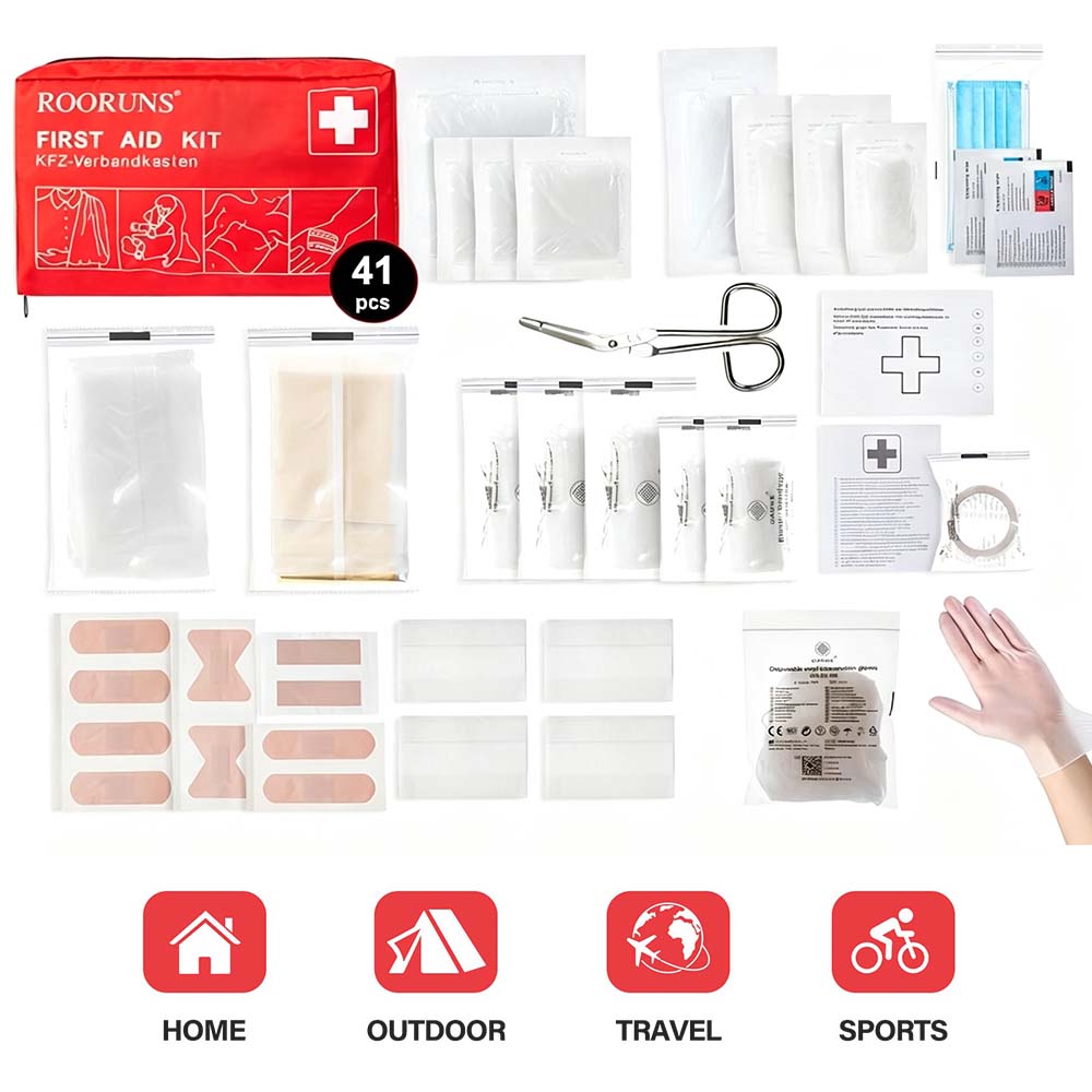 Travel Accessories Needed - Niezbędne akcesoria podróżne Apteczka pierwszej pomocy
