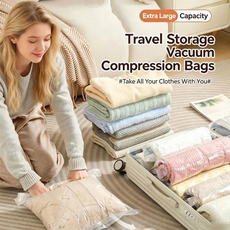 Travel Accessories Needed - Rolowane worki do przechowywania, oszczędzające miejsce,