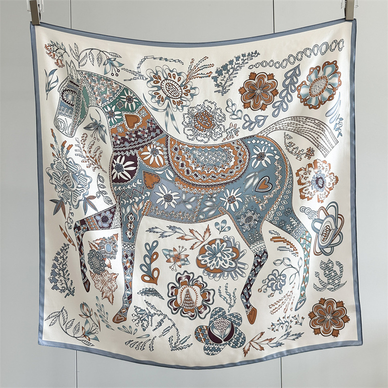Travel Accessories To Gift - Damskie bandany z nadrukiem koni 90