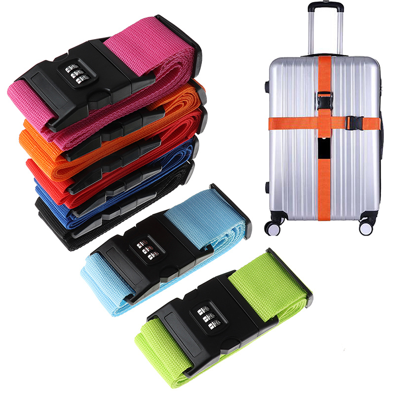 Luggage Strap Belt - 2M tęczowa blokada hasła pakowanie torba