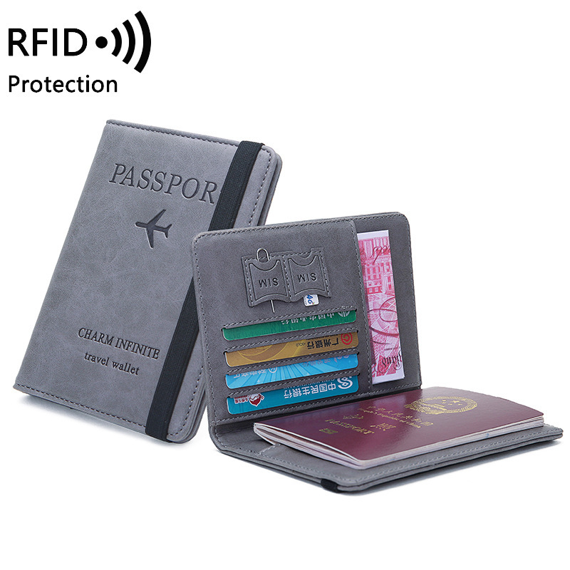Passport Holder Rfid - Etui na paszport ze skóry PU