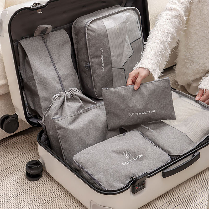 Travel Accessories Kit For Women - 7-częściowy zestaw kostek do pakowania podróżnych