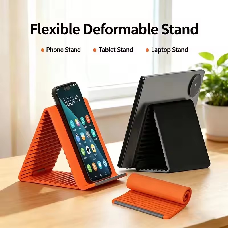 Travel Accessories Gadget - Uniwersalny, przenośny silikonowy stojak na telefon,