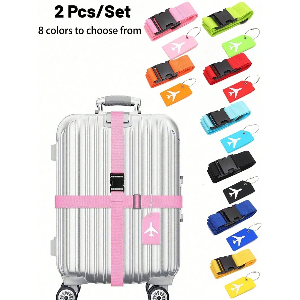 Luggage Strap Belt - Zestaw pasków do bagażu z zawieszką