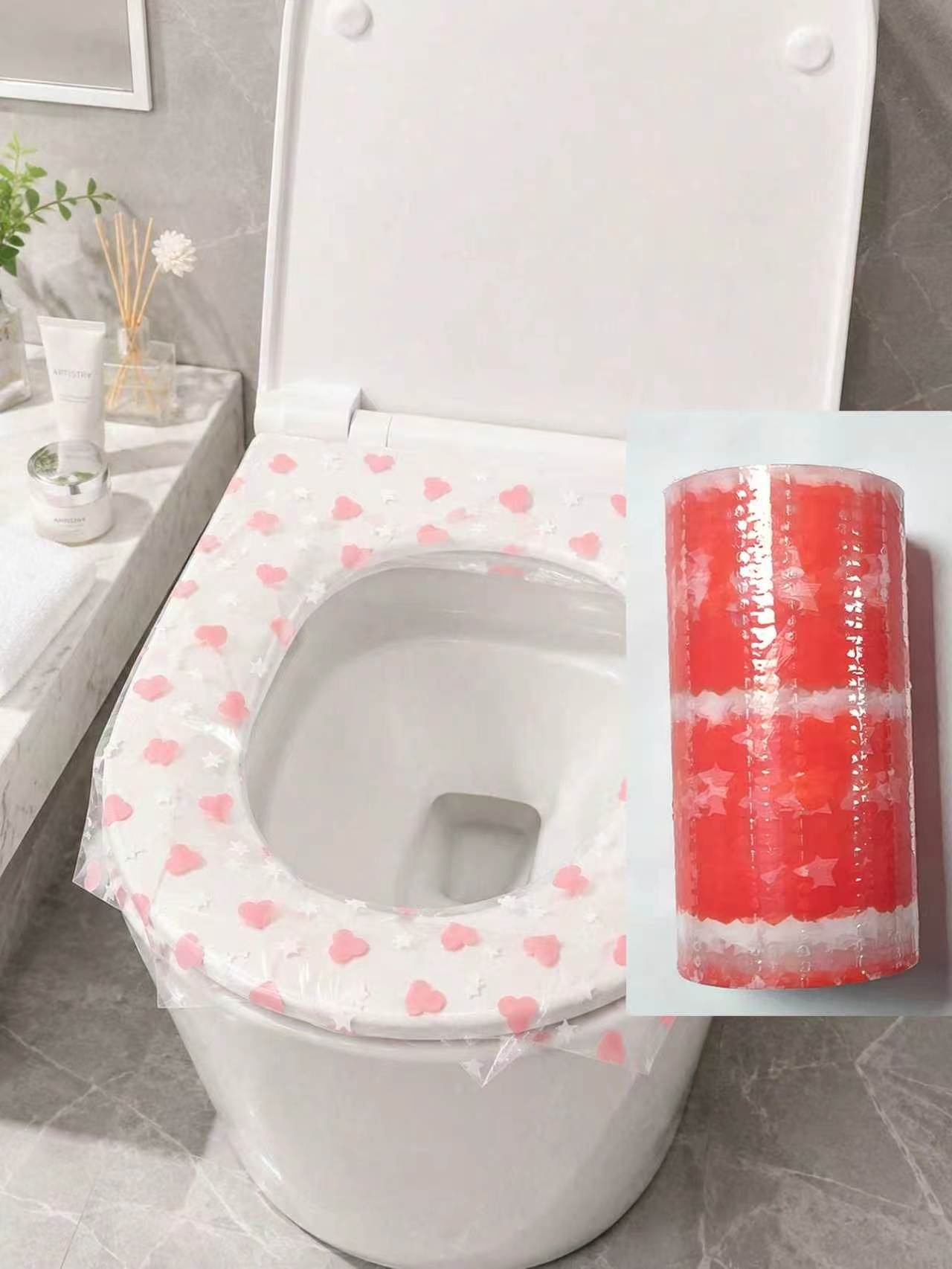 Travel Accessories Gadget - 133 szt./rolka jednorazowych nakładek na sedes,