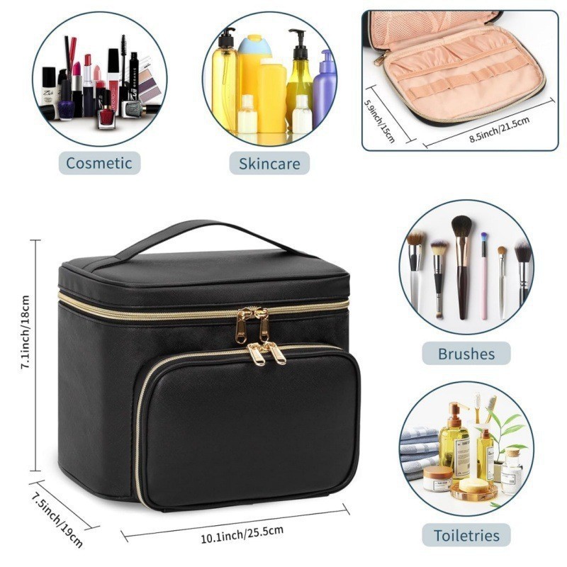Duża, wodoodporna kosmetyczka, – Travel Accessories Toiletries recenzja i cena