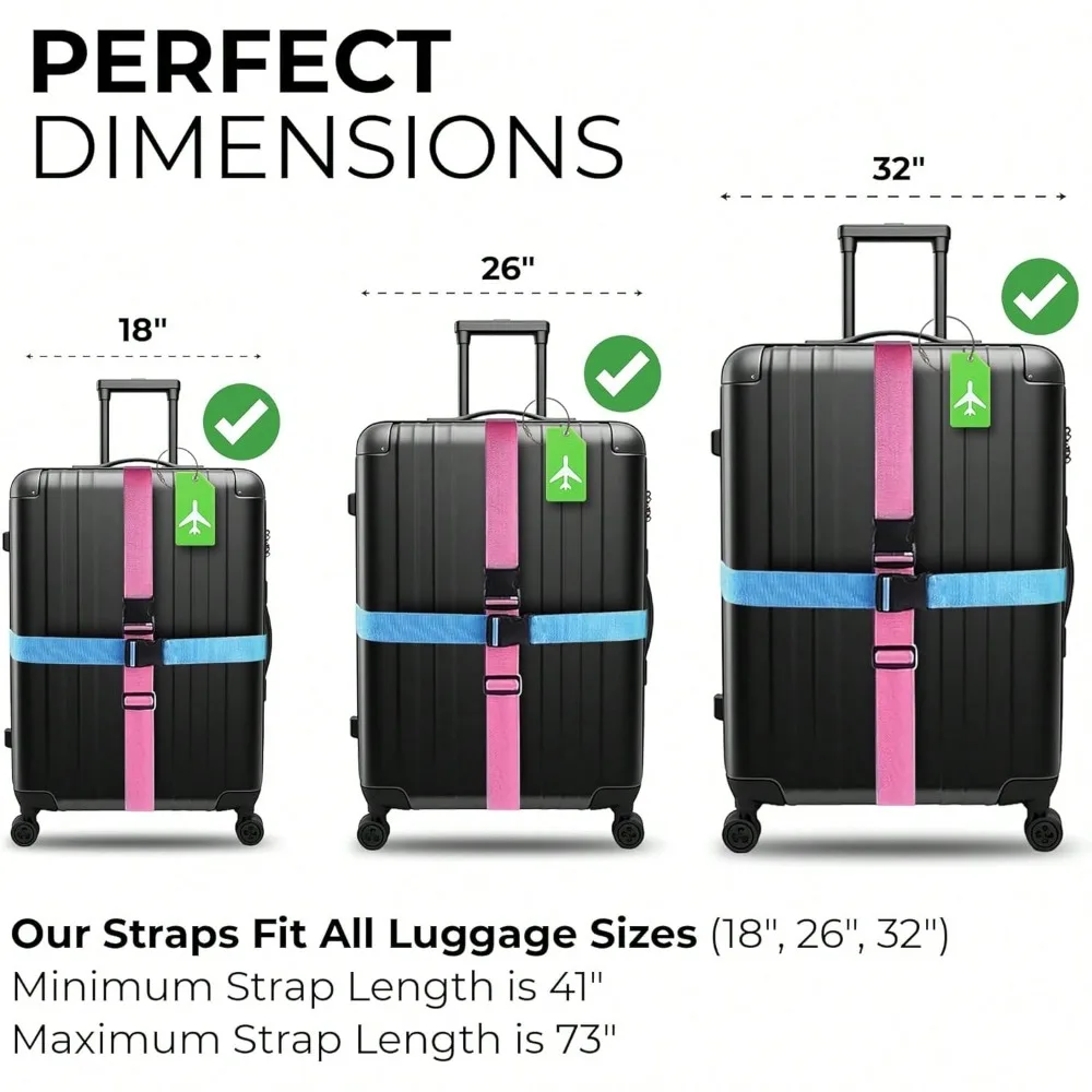 Zestaw pasków do bagażu z zawi – Luggage Strap Belt recenzja i cena