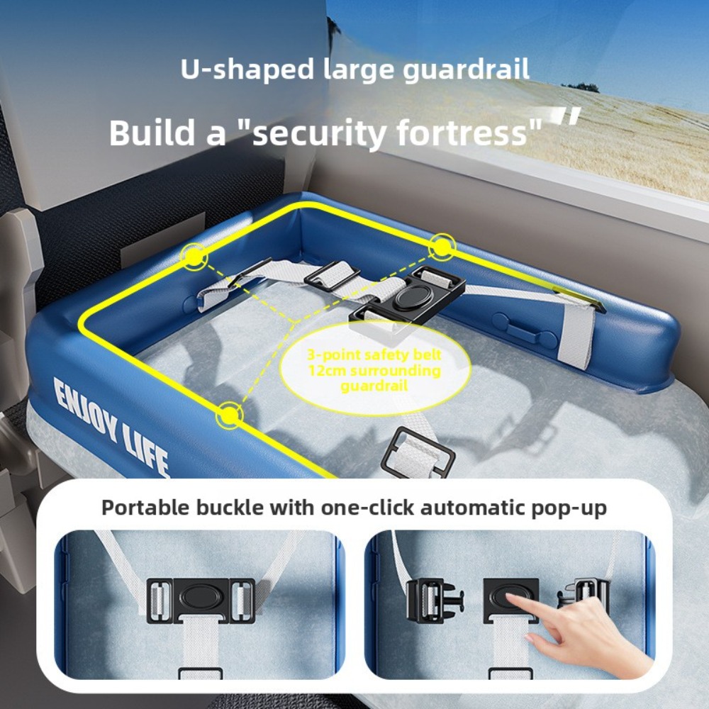 Nadmuchiwane łóżko samolotowe  – Travel Pillow Inflatable recenzja i cena