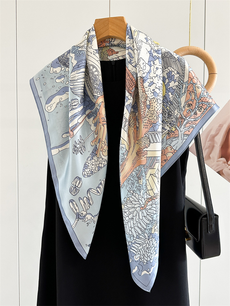 Szalik z satynowego jedwabiu 1 – Travel Accessories To Gift recenzja i cena