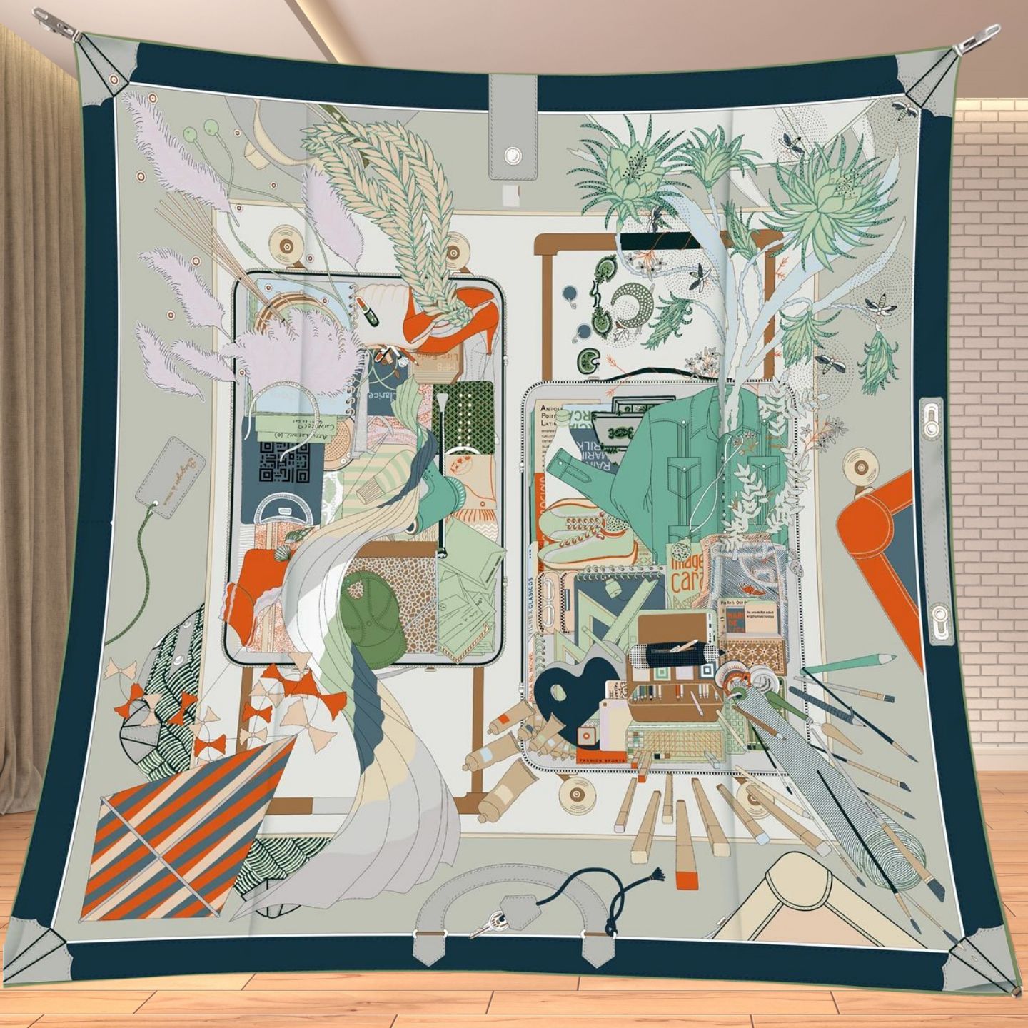 90cm Kwadratowa Apaszka z Jedw – Travel Accessories For Elderly recenzja i cena