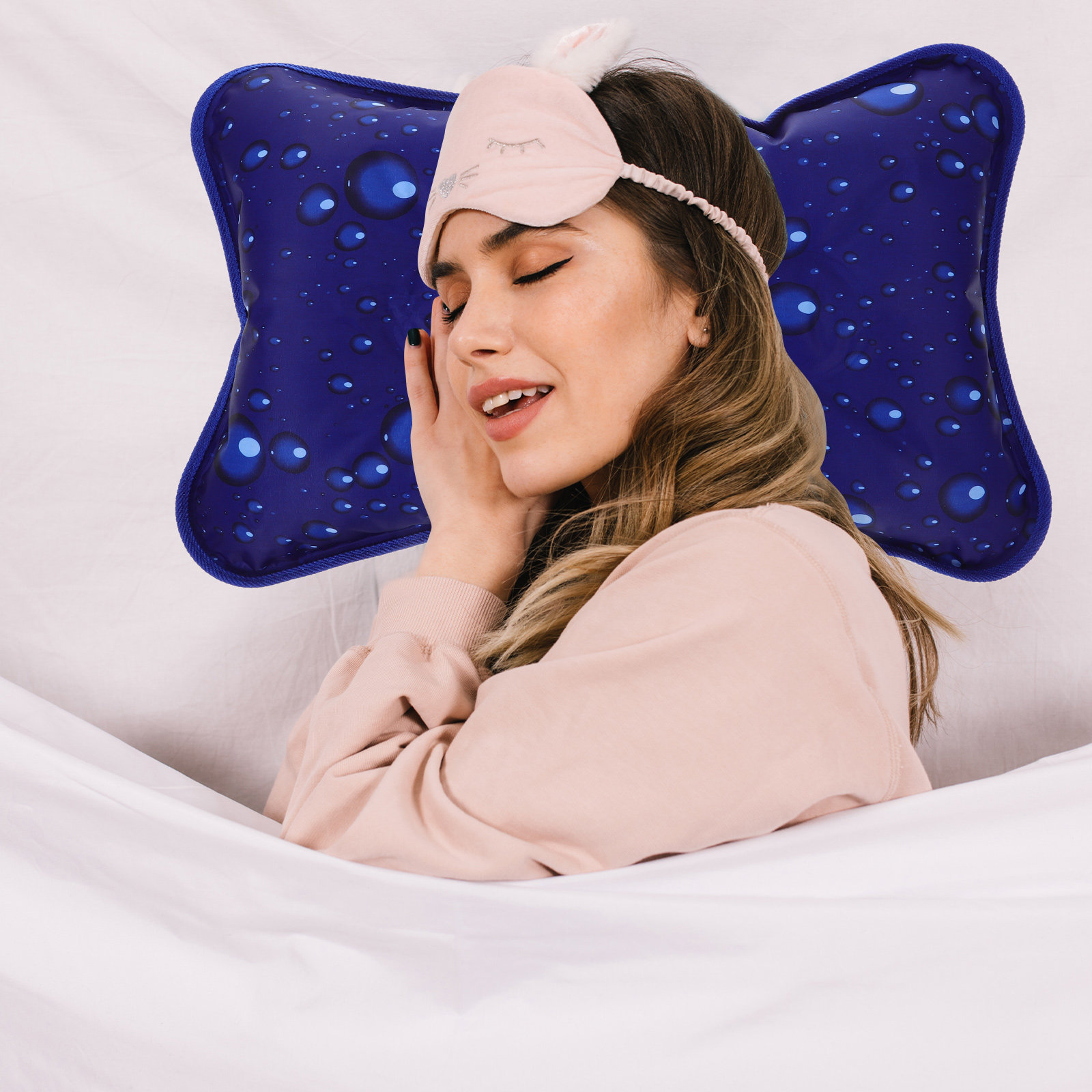 Wypełniana wodą poduszka chłod – Travel Pillow Inflatable recenzja i cena