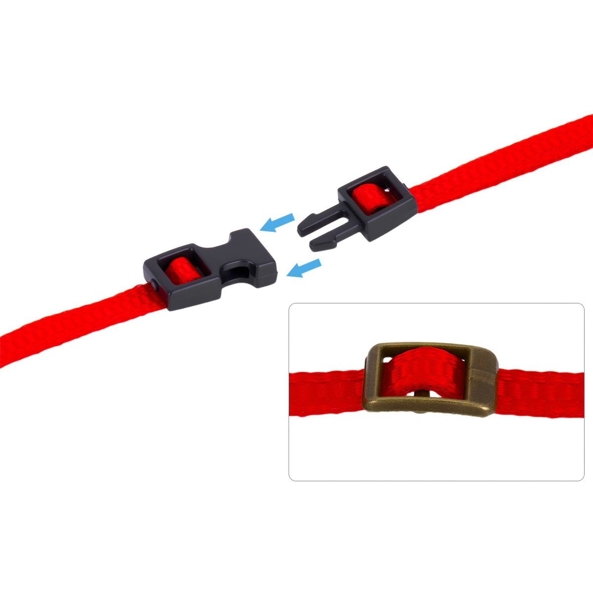 5 szt. Linki do bagażu, pasy m – Luggage Strap Belt recenzja i cena