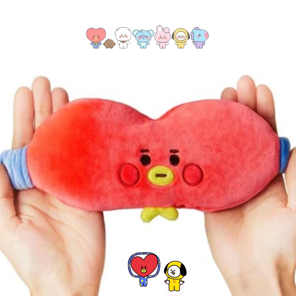 Maska na oczy BT21, urocza plu – Travel Accessories To Gift recenzja i cena