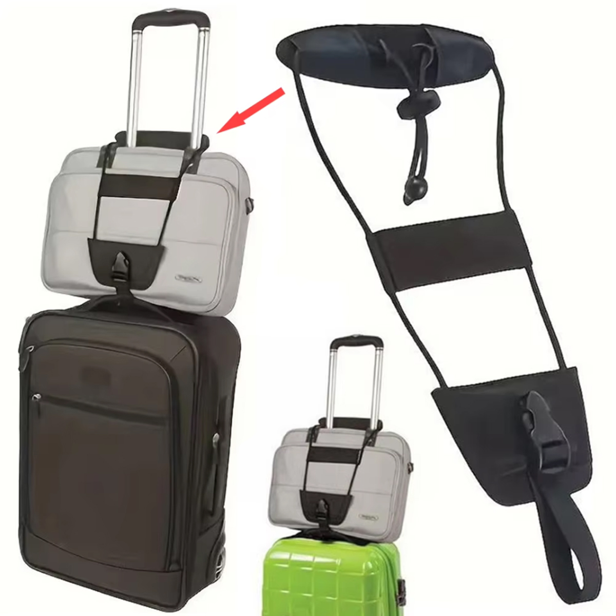 Pasek łączący bagaż podróżny,  – Luggage Strap Belt recenzja i cena