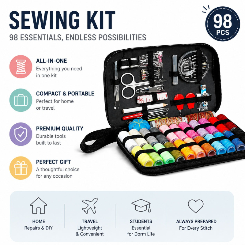 Zestaw narzędzi do szycia 68/9 – Travel Accessories Gadget recenzja i cena