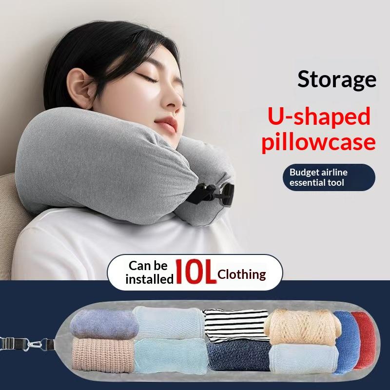 Poduszka podróżna do samolotu  – Travel Pillow Inflatable recenzja i cena