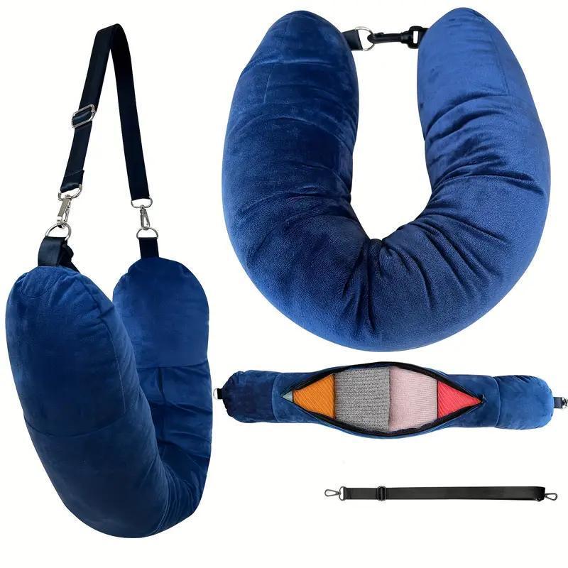 Poduszka podróżna do samolotu  – Travel Pillow Inflatable recenzja i cena