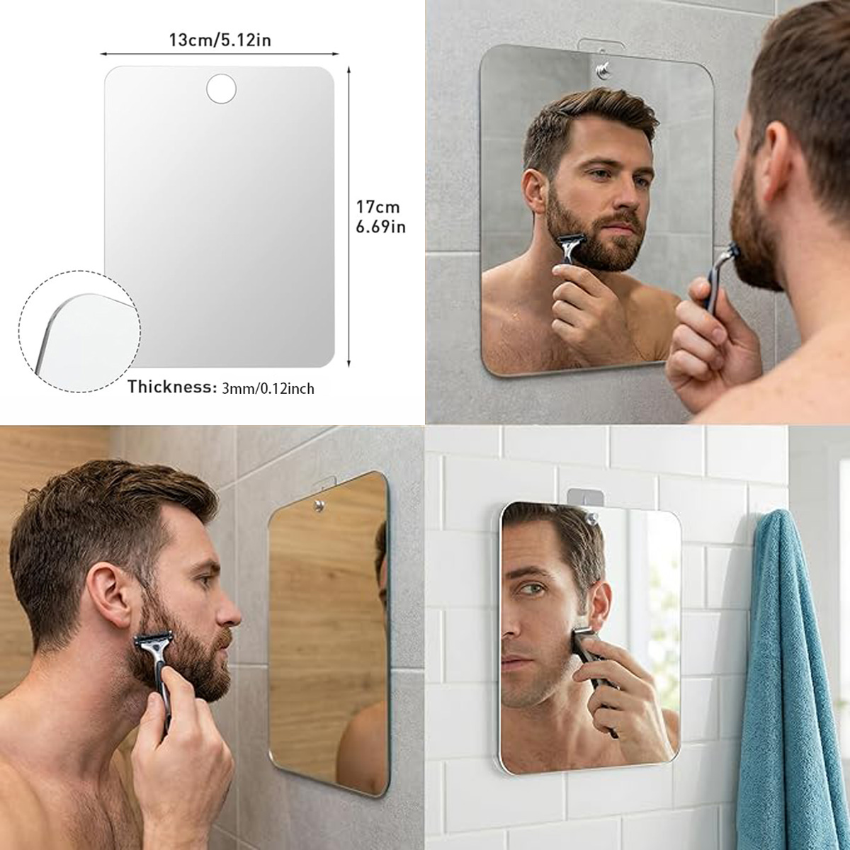 Akrylowy zestaw lusterek podró – Travel Accessories Needed recenzja i cena