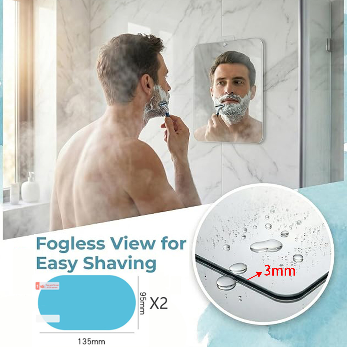 Akrylowy zestaw lusterek podró – Travel Accessories Needed recenzja i cena