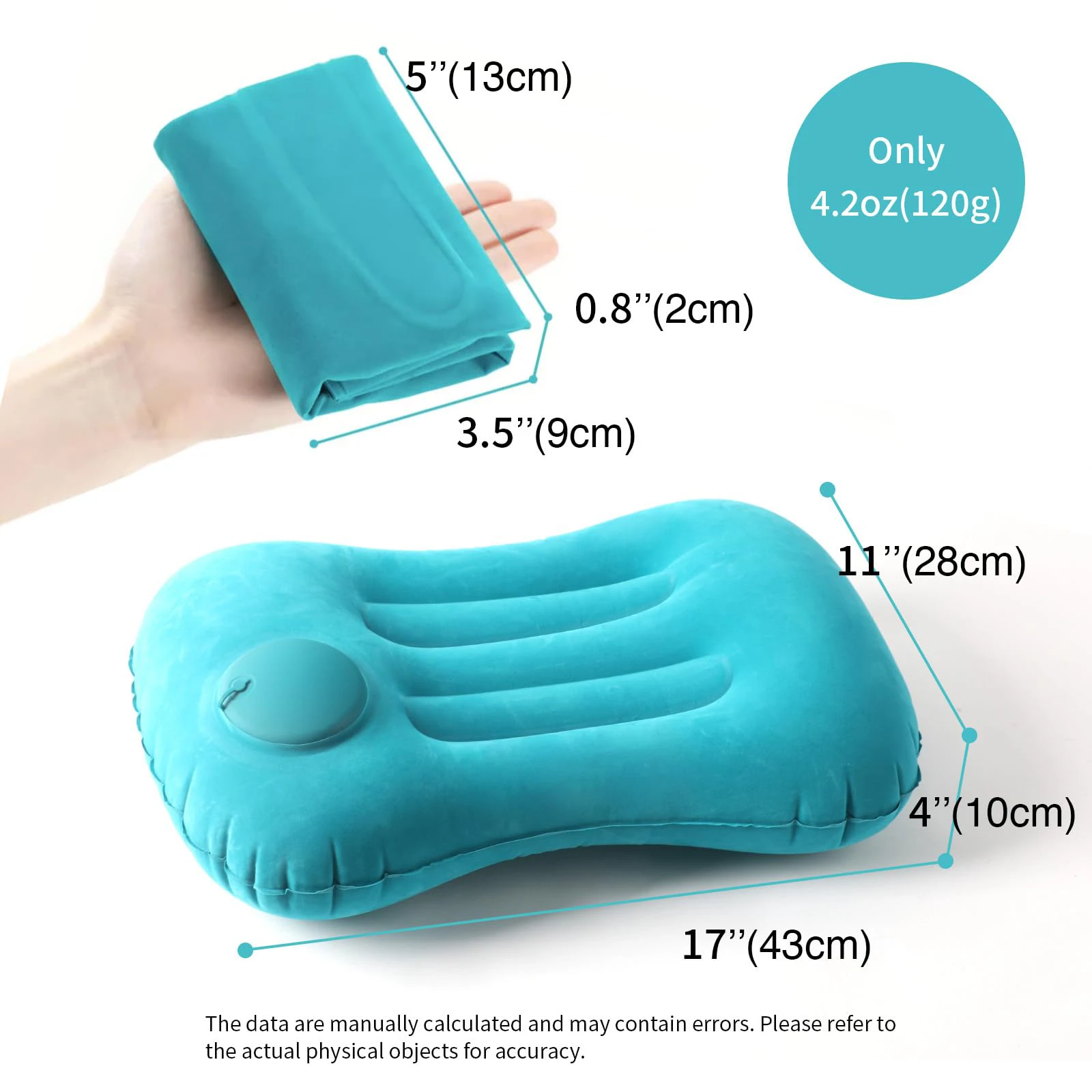 Przenośna wygodna poduszka nad – Travel Pillow Inflatable recenzja i cena