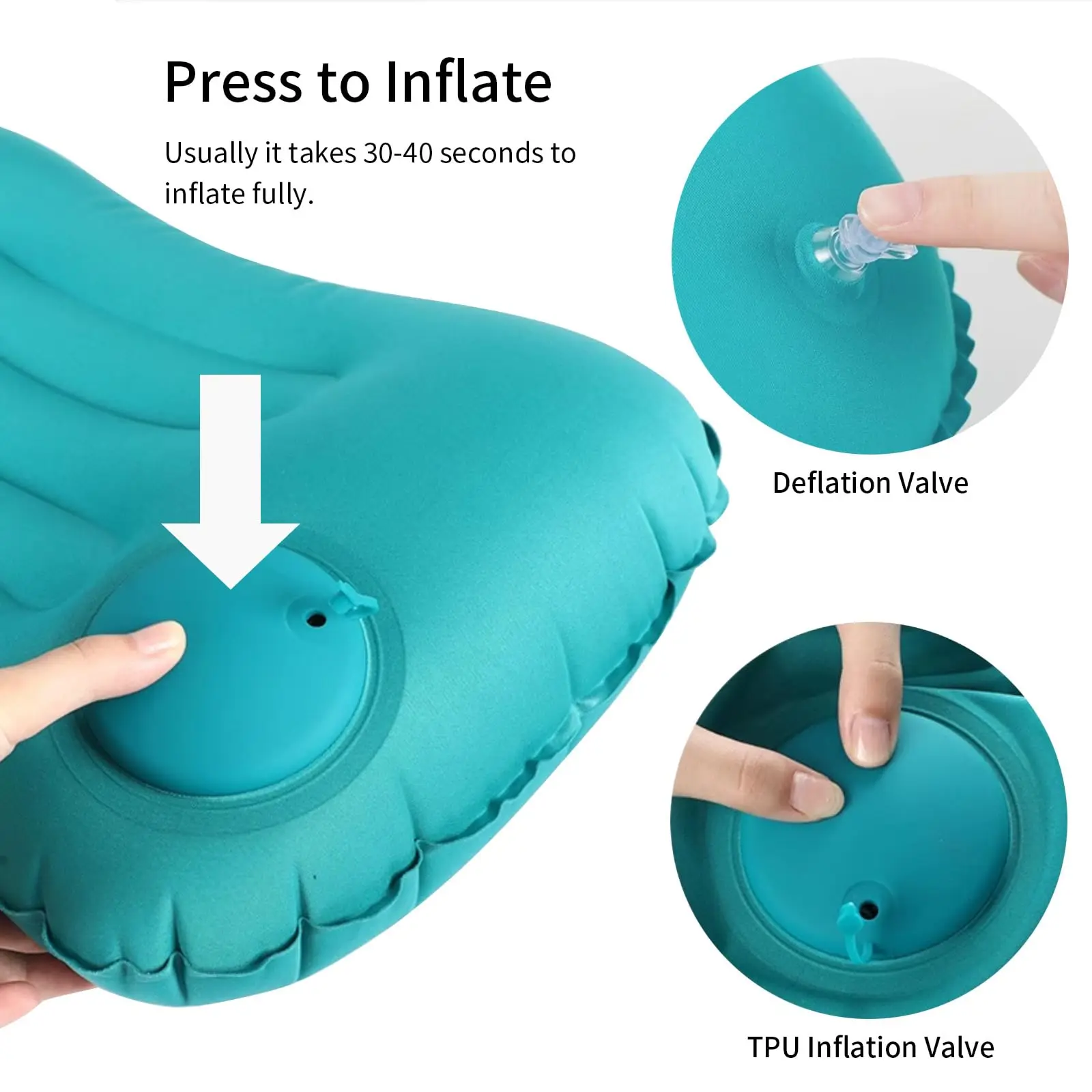 Przenośna wygodna poduszka nad – Travel Pillow Inflatable recenzja i cena