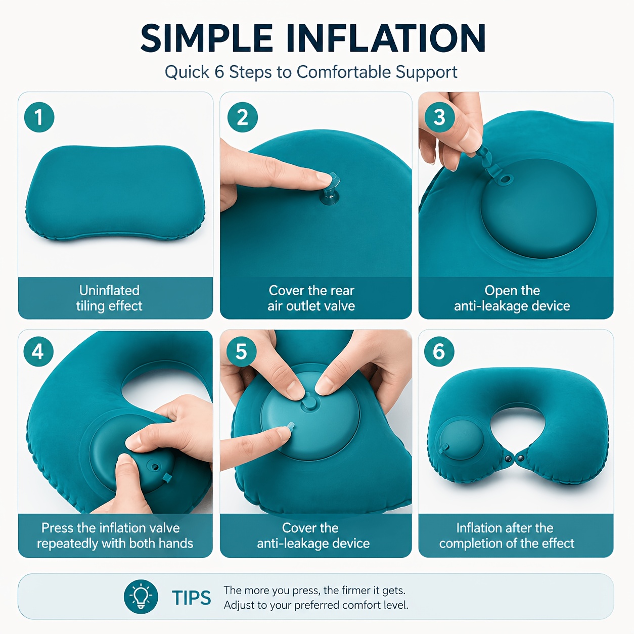 SPDJUMPER Nadmuchiwana Poduszk – Travel Pillow Inflatable recenzja i cena