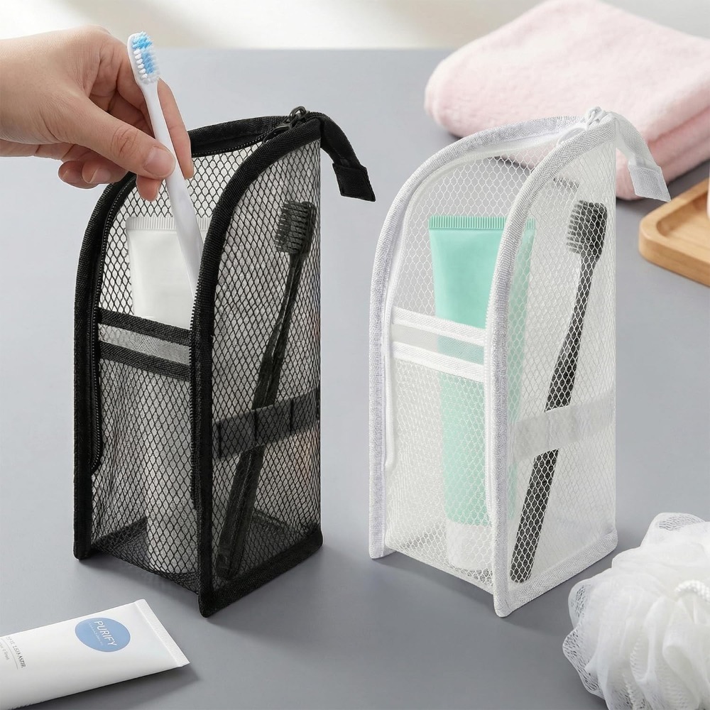 Siatkowa kosmetyczka oddychają – Travel Accessories Toiletries recenzja i cena