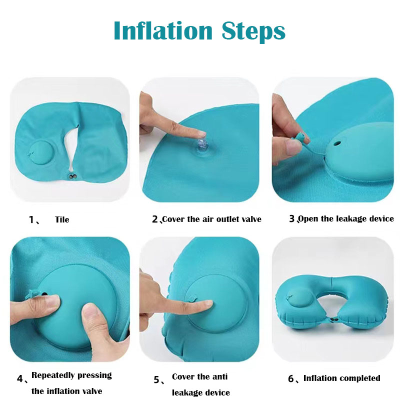Poduszka podróżna w kształcie  – Travel Pillow Inflatable recenzja i cena
