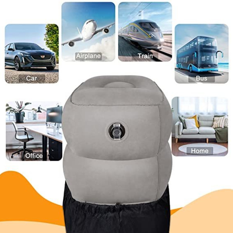 Nadmuchiwany podnóżek na podró – Travel Pillow Inflatable recenzja i cena