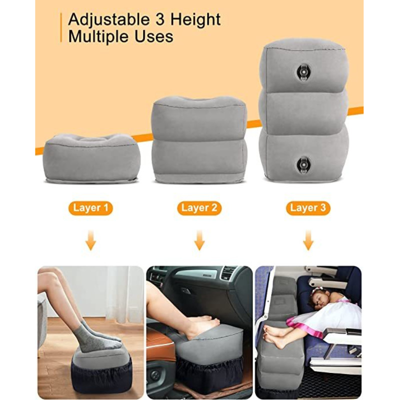 Nadmuchiwany podnóżek na podró – Travel Pillow Inflatable recenzja i cena