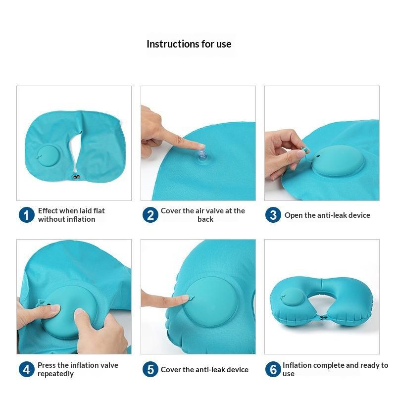 Nadmuchiwana, przenośna podusz – Travel Pillow Inflatable recenzja i cena